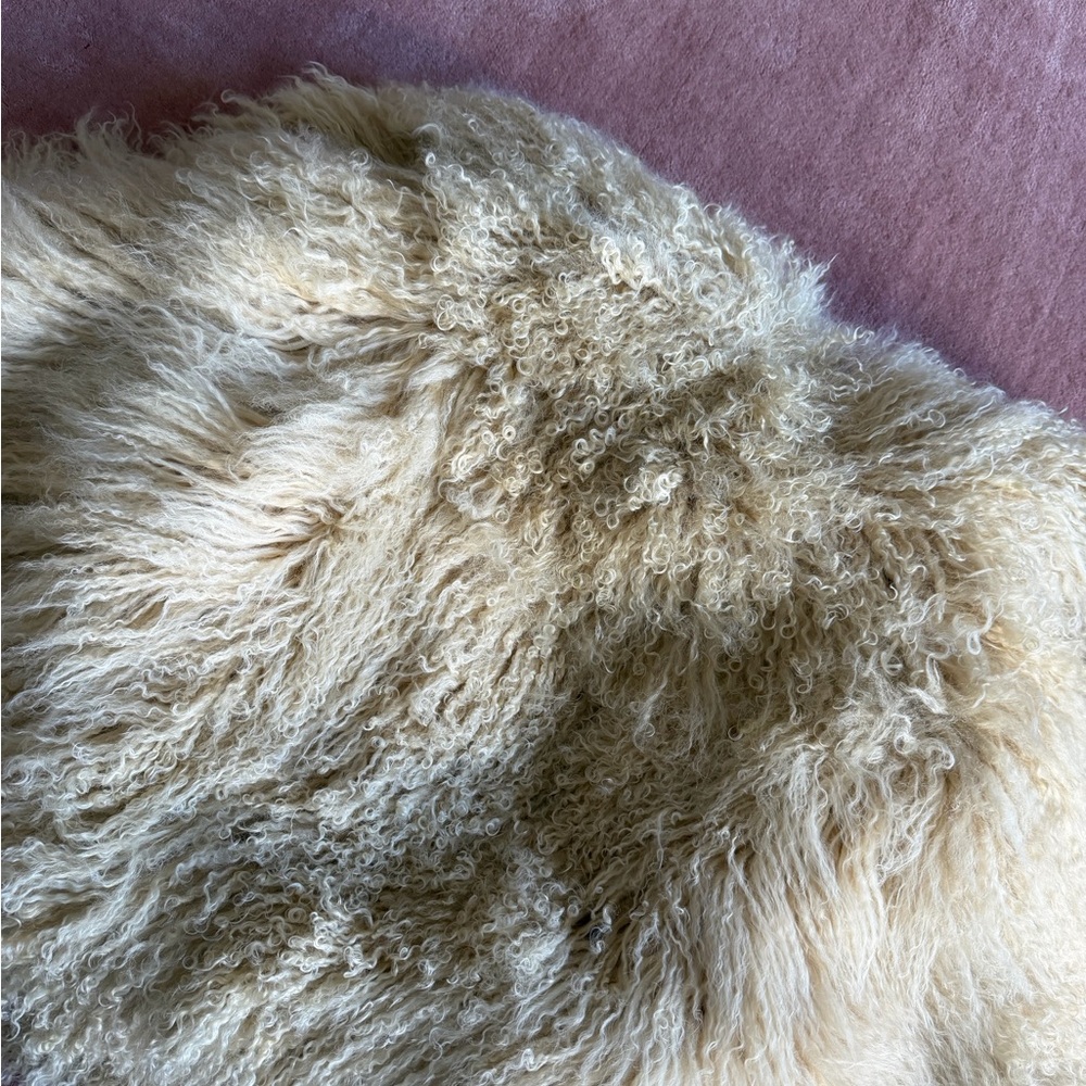 The Attico Cropped Shearling Jacket (36) - Picture 11 of 15